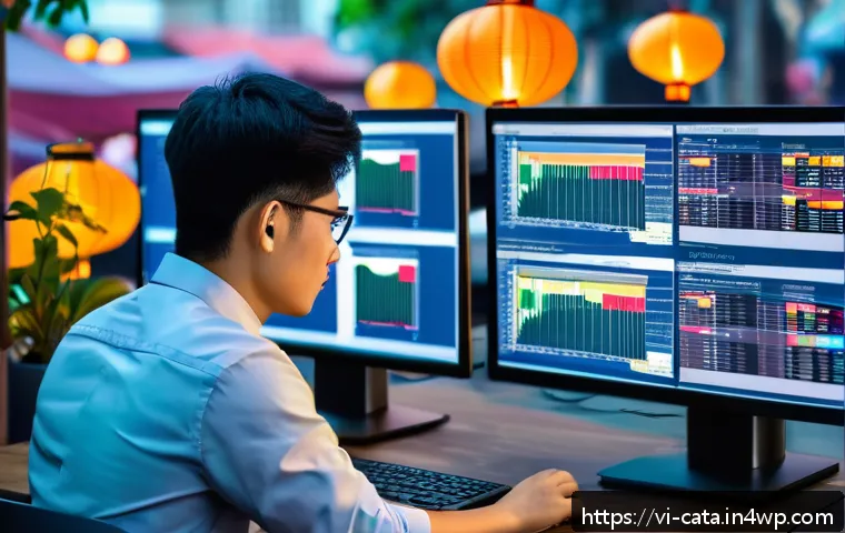 데이터 증강 기법으로 인한 과적합 방지 - A modern Vietnamese data science workspace featuring a young professional analyzing machine learning...